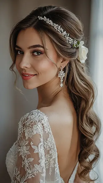 Perfectly Poised Nuptial Hair
