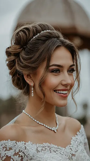 Wedding Day Waves: Brunette Edition