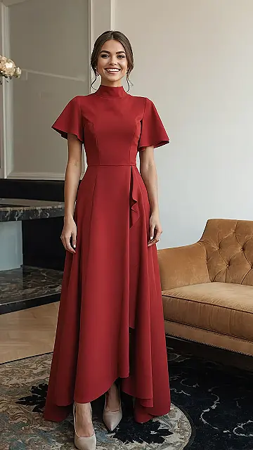 Crimson Charm: Fall Wedding Ready