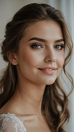 Chic Medium Wedding Waves