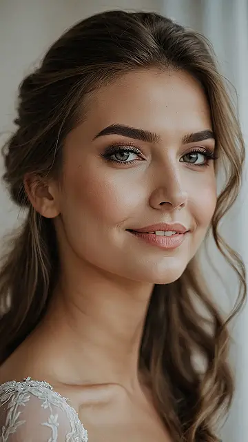 Chic Medium Wedding Waves