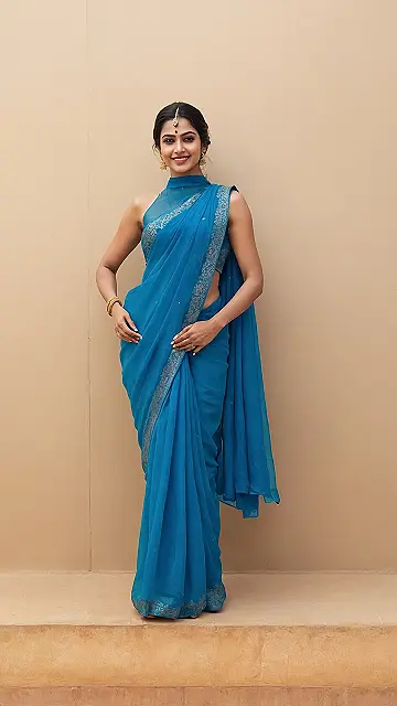 Blue Blouse Mic Drop