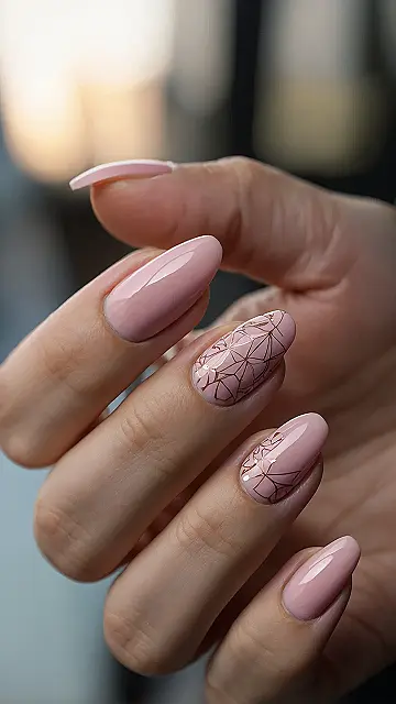 Effortless Pink Nails