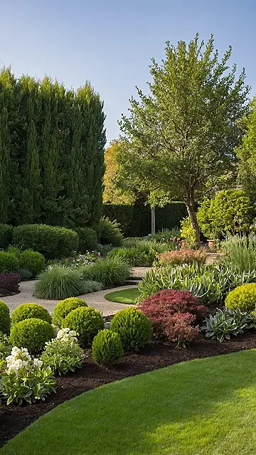 Whispering Leaves & White Blooms