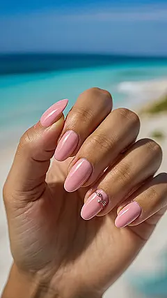 Pink Paradise Mani 2025