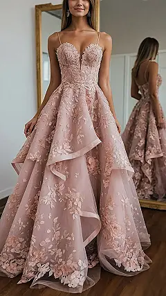 Floral Twirls: Homecoming Dreams