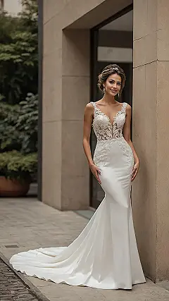 Simple Dress, Spotlight Bride