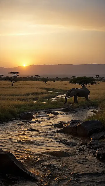 Elephant Dusk
