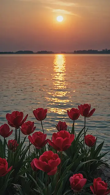 Tulip Sunset Enchantment