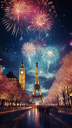 Pretty Phone, New Year Charm