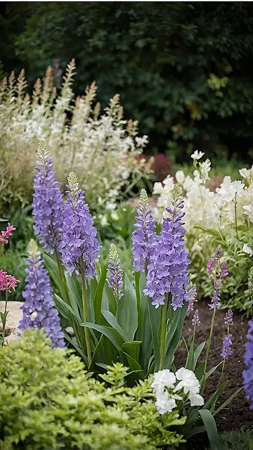 White Flowered Vignette