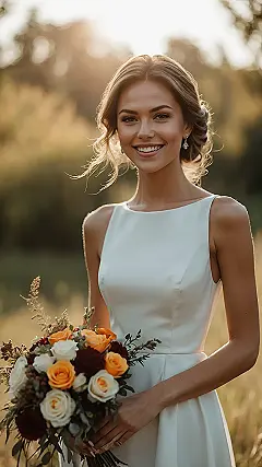 Powerfully Plain Wedding Looks