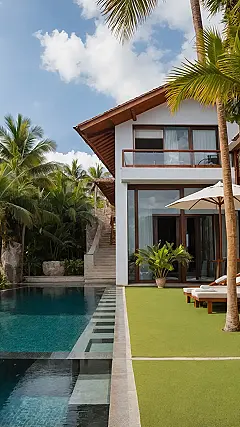 Gradient of Green & Blue