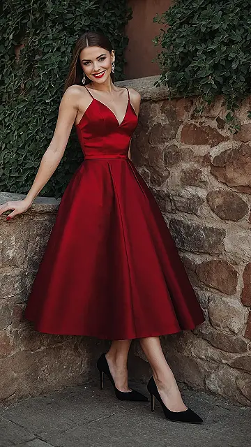 Casual Crimson Confidence