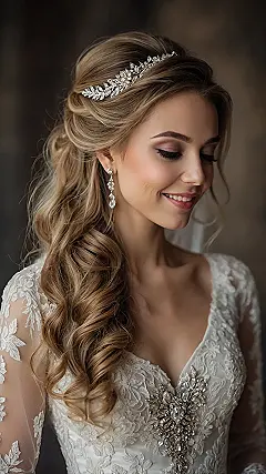 Glimmering Bridal Crown