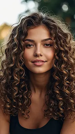 Curly Crown, Bangs Frame