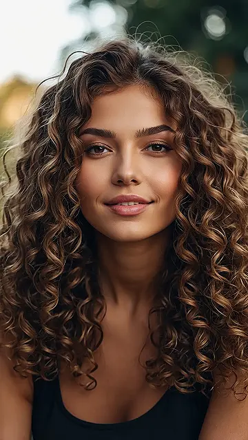 Curly Crown, Bangs Frame