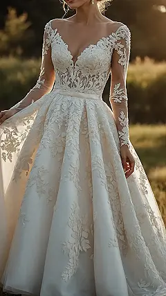 Ivory Glow Gown