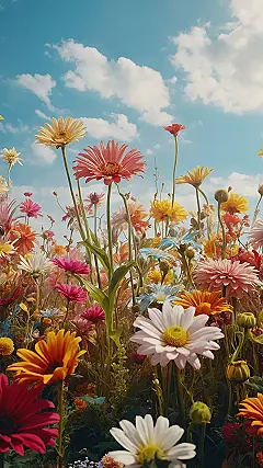 Butterfly Bloom Scene