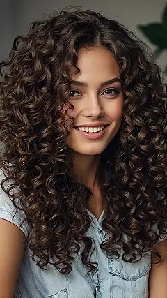 Bouncy Mid-Length Looks