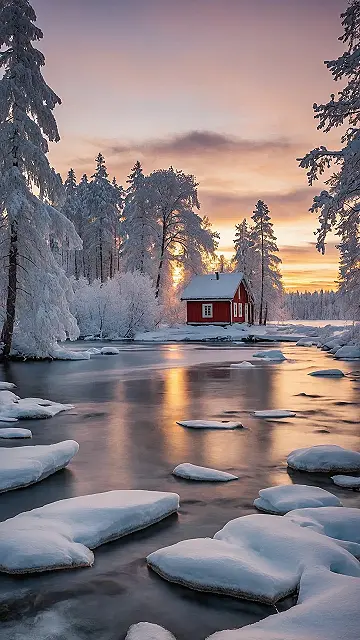 Lapland on Lock Screen