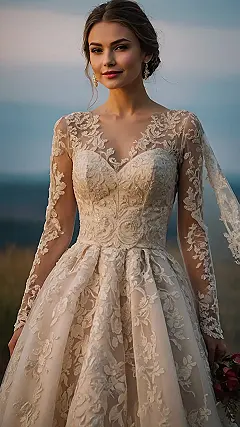 Crimson Bride’s Canvas