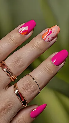 Sunny Pink Mani