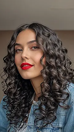 Medium Length Curl Play