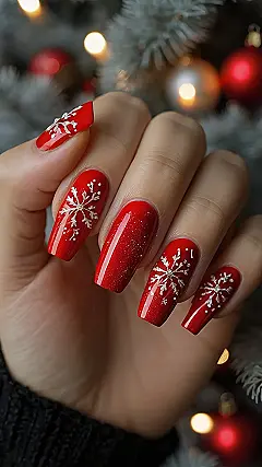 Red Hot Holiday Mani