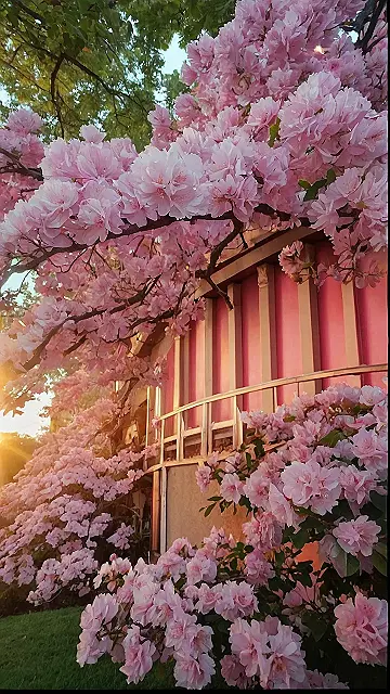 Winter’s Pink Embrace