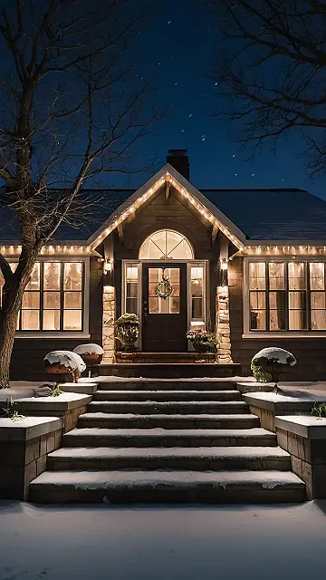 Cabin’s Winter Kiss