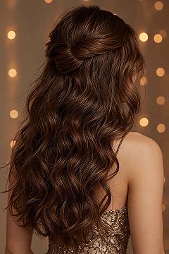 Elegant Half Up Half Down: Your Go-To Formal Hairstyle