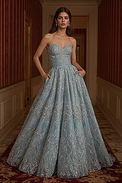 Vintage Blue Velvet Gown: Timeless Elegance for Prom 2026