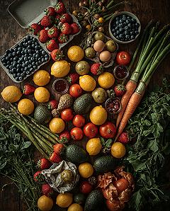 Vibrant Harvest Display: Kitchen & Dining Decor Ideas