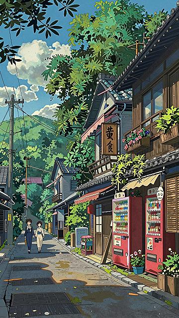 Bringing Studio Ghibli Backstreets Into Daily Life