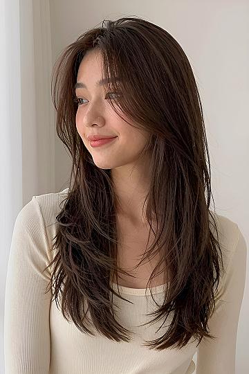 Understanding Long Curtain Bangs on Straight Hair