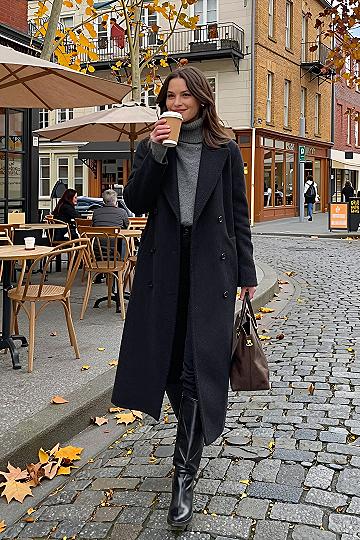 Styling a Black Wool Trench Coat for Cold Weather