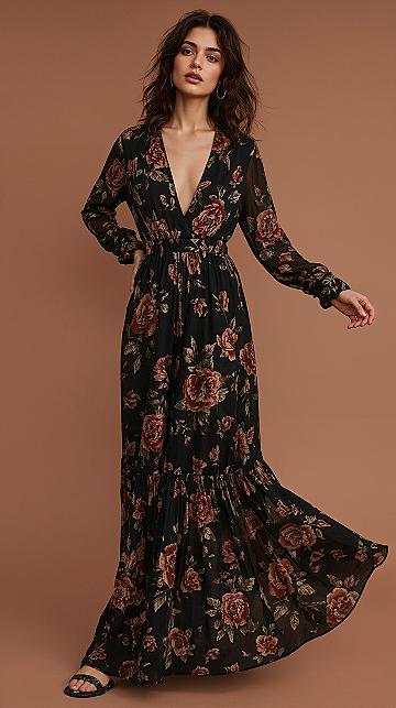 Sophisticated Floral Maxidresses for Chic Summer Style