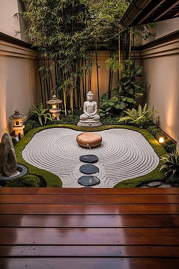 Dream Zen Backyard Garden Design for Small Space Serenity