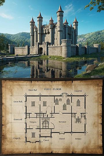 Epic Fantasy Floor Plans: Live Your Castle Dreams!