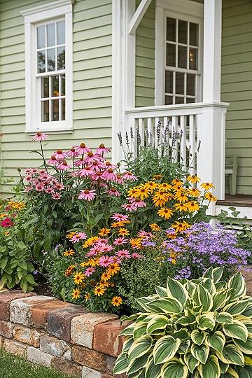 Stunning Front Of House Garden Design: Yard Landscaping Transformations