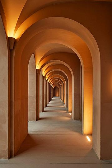Arched Hallways: Your Dream House Interior Escape