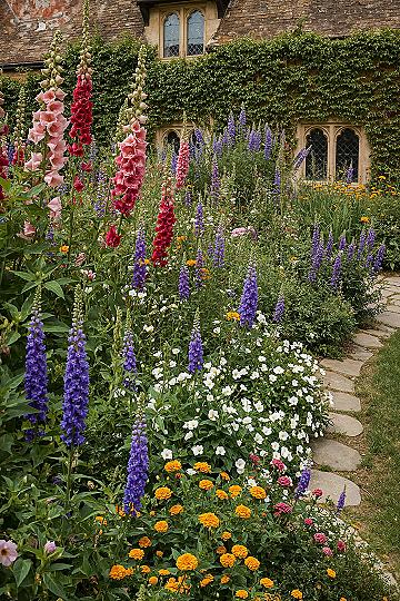 Charming English Cottage Gardens: A Symphony of Blooms