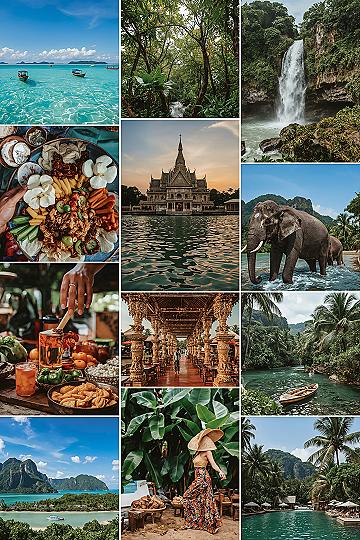 Thailand’s Tropical Adventure: Vibrant Destination Vacation & Travel Aesthetic Ideas