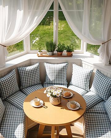Cozy Breakfast Nook: Cottage Home Decor Refresh