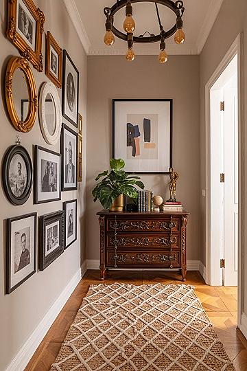 Stunning Hallway Gallery Wall Inspiration for Impactful Entryways