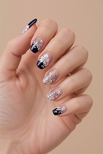 Dark Blue French Tip Nails: Chic Vacation Nail Art for Summer
