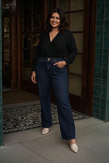 Chic Plus Size Jeans Outfit Ideas for Daily Comfort