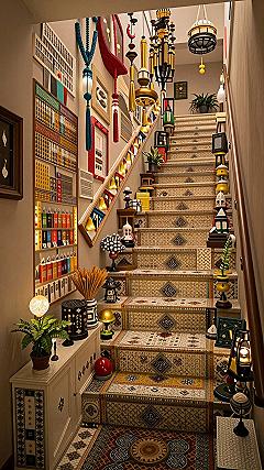 Incorporating Decorative Staircase Tiles in Spanish Homes