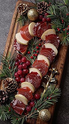 Styling a Holiday Charcuterie Wreath for Cozy Gatherings